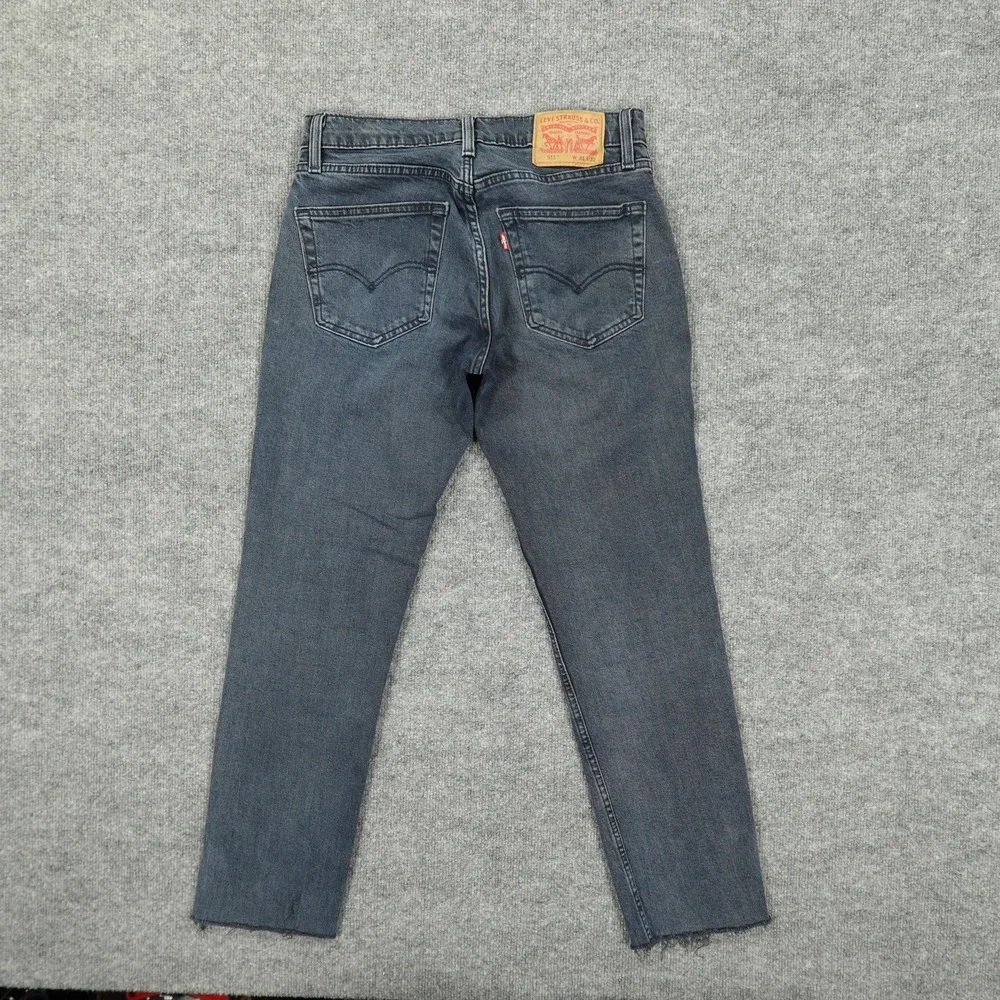 Levis 511 Jeans Mens 31x28 Blue Slim Fit Tapered Leg Stretch Denim Dark Wash